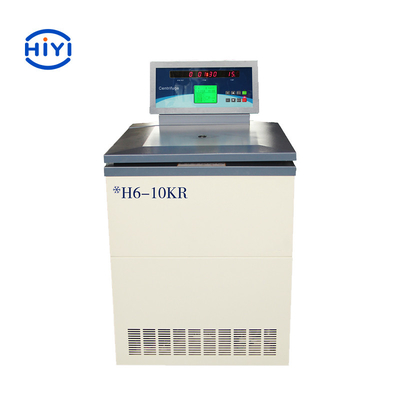 H6-10KR سانتریفیوژ یخچال دار با سرعت بالا قفل درب خودکار الکترونیکی کف برای پزشکی بالینی